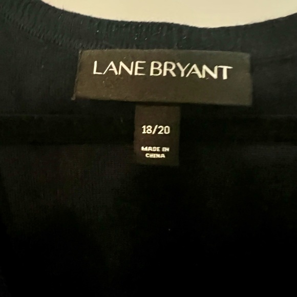 Lane Bryant Cold Shoulder Ruffle Sweater Dress Size 18/20 - Picture 2 of 3